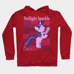 Many Words of Twilight Sparkle Hoodie